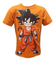 Remera Goku Dragon Ball  100% Algodón