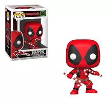 Boneco Marvel Funko Pop Deadpool Com Candy Canes #400