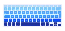 Protector Teclado En Español Para Macbook Air Y Pro - Azules