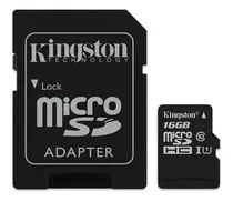 Memoria Micro Sd Kingston De 16gb C/adaptador