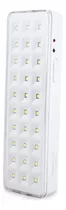 Luminária De Emergência Segurimax 23957 Led Com Bateria Recarregável 110v/220v Branca