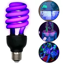 Ampolleta Ultravioleta 20w E27 Luz Negra Fiesta Fluor Disco