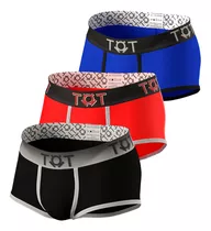 Pack X3 Boxer Calzoncillo Hombre De Algodón Con Elastico