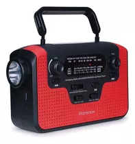 Cargador Solar Dinamo Linterna Radio Fm/am Bluetooth Luz