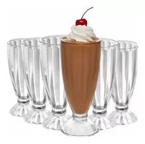 Vaso Helado, Jugo, Milkshake Set De 6