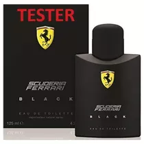Perfume Ferrari Scuderia Black Tester Edt 125ml Caballeros