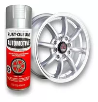 Pintura Automotriz Para Llantas Plata Acero Rust-oleum 408ml