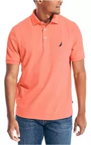 Polo Nautica Sleeve Solid Pique  Coral