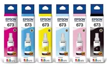 Kit Tinta Original Epson T673 673 L1800 L800 L810 L805 L850 