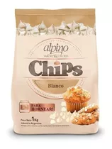 Chocolate En Chips Para Hornear Alpino Lodiser 1kg | Blanco 