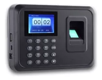 Reloj De Personal Huella Biometrico Por Pendrive Color Negro
