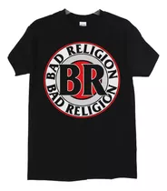 Polera Bad Religion Logo Circular Punk Abominatron