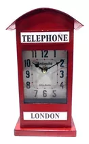 Relogio Cabine Telephonica London Mod Fxy-315