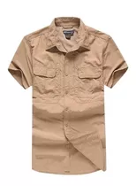 Camisa Militar Táctica Hombres Transpirable Secado Rápido Ej