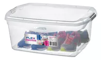 Caja Organizadora Grande Multiusos De Plástico Sanremo, 48 L, Color Transparente