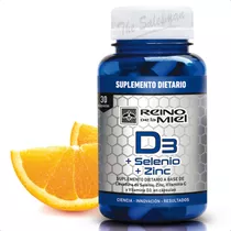 Vitamina D3 + Selenio + Zinc - Cápsulas - Reino