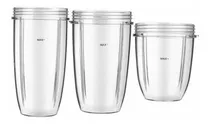 Combo Repuestos De 3 Vasos De 18 Oz,24oz , 32oz Nutribullet