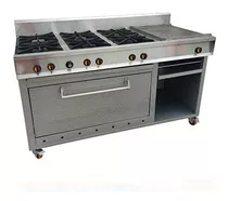 Cocina Industrial 6h Plancha/horno/gratinador Tt. Xavimetal