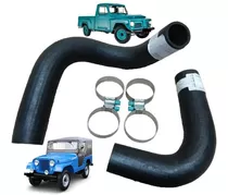 Kit Mangueira Radiador Jeep Rural F75 Willys 6 Cc 6cc + Abr