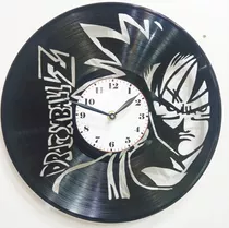 Dragón Ball Z- Reloj Artesanal En Disco De Vinilo.