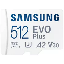 Tarjeta Microsd Samsung Evo Plus 512gb 130mb/s C10, A2, V30