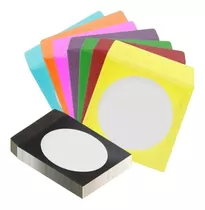 Envelope Papel Color. P/ Mídias De Cd E Dvd - Pacote C/100un