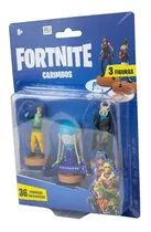 Carimbos Fortnite 3 Fig.- Elf , Battle Bus E Ragnarok- Sunny