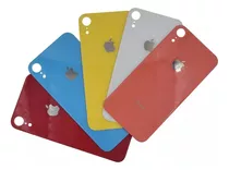 Tapa Trasera Para iPhone XR Cristal Aro Grande Y Logo