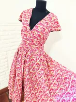 Vestido Falda Plato Pin Up Rockabilly 