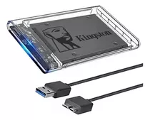 Hd Externo = Ssd Kingston 240gb Sata + Case 2,5 + Cabo Sata