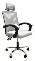 Silla De Escritorio Ejecutiva Ergonómica Clyde  Color Gris Material Del Tapizado Poliéster