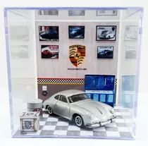 Diorama Cubo Para Miniaturas Na Escala 1/64 - Gr Porsche