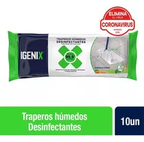 Trapero Húmedo Desinfectante Naranja Citrus Igenix 10 Uds