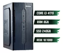 Computador Cpu I3 4170 Ram 8gb Ssd 240gb