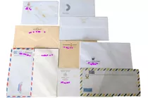 10 Envelopes E Papel De Carta Antigos Hotéis Mundo Fretgrats