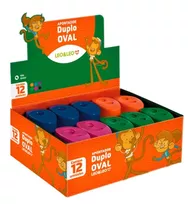 Apontador Duplo Oval Com 12 Unidades Leo E Leo