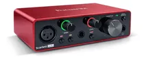 Focusrite Scarlett Solo 3º Generación  Interface De Audio Color Rojo