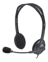 Headset Logitech H111 Stereo P3 Cinza 981-000612