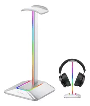 Suporte Rgb De Fone De Ouvido Headset Gamer De Alumínio Led