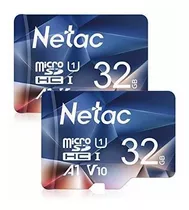 Tarjeta Micro Sd Netac 32gb, 2 Pack Alta Velocidad Hasta