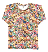 Art-231 Remera Lycra Malla Traje Baño Niño Nene Protección 