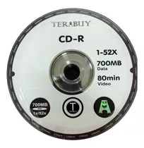 100 Dvd-r Terabuy 1-16x  4,7gb  ( Nao Grava Jogos)