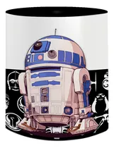 Caneca De Porcelana Coleção Star Wars Droid R2-d2 325ml