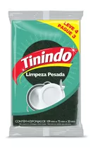 Esponja Limpeza Pesada Tinindo Leve 4 Pague 3 Unidades