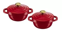 Set 2 Mini-cocotte 11cm - Rojo Air