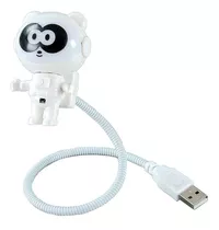 Lampara Led Panda Astronauta Conexión Usb Flexible Led-044  