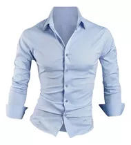 Promocion Camisas Entalladas Slim Fit Para Hombre De Diseño