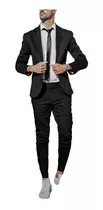 Traje Slim Fit + Pantalon Chupin + Camisa Slim + Corbatin