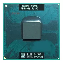 Processador Notebook Intel Core 2 Duo 2ghz T5750 Nfe