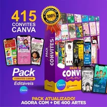 Template Canva Convite Infantil Aniversario 103 Artes